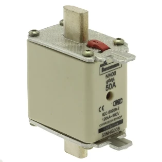 Eaton - Smeltpatroon (mes) - NH FUSE 50A 500V GG SIZE 00 50NHG00B 2240376