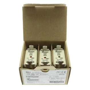 Eaton - Smeltpatroon (mes) - NH FUSE 63A 500V GG SIZE 63NHG00B 2240735