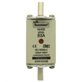 Eaton - Smeltpatroon (mes) - NH FUSE 63A 500V GG SIZE 63NHG00B 2240736