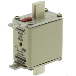 Eaton - Smeltpatroon (mes) - NH FUSE 63A 500V GG SIZE 63NHG00B 2240737