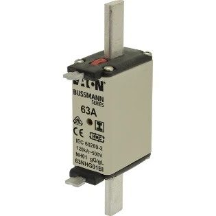 Eaton - Smeltpatroon (mes) - NH FUSE 63A 500V GL/GG SIZE 01 63NHG01BI 2240755