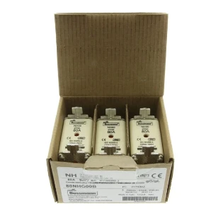 Eaton - Smeltpatroon (mes) - 0NH FUSE 80AMP 500V gG SIZE 00 DUAL 80NHG00B 2241179