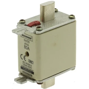 Eaton - Smeltpatroon (mes) - 0NH FUSE 80AMP 500V gG SIZE 00 DUAL 80NHG00B 2241181