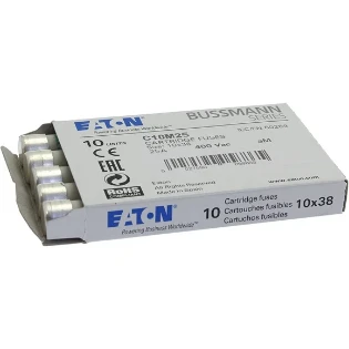 Eaton - Cilindrische zekering - CYLINDRICAL FUSE 10 x 38 25A AM 400 C10M25 2241987
