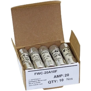 Eaton - Cilindrische zekering - 20AMP 600V AC FERRULE 10 X 38MM FWC-20A10F 2244701