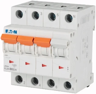 Eaton - Installatieautomaat - PLSM-B63/3N-MW 242523 2253709