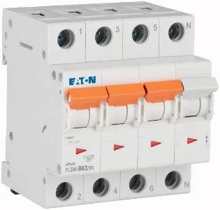 Eaton - Installatieautomaat - PLSM-B63/3N-MW 242523 2253710