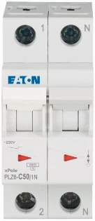 Eaton - Installatieautomaat - PLZ6-C50/1N-MW 242816 2254905