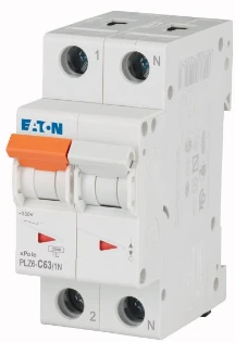 Eaton - Installatieautomaat - PLZ6-C63/1N-MW 242817 2254914