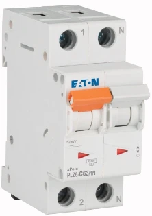 Eaton - Installatieautomaat - PLZ6-C63/1N-MW 242817 2254915
