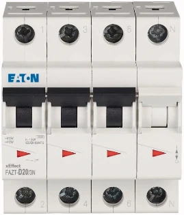 Eaton - Installatieautomaat - FAZT-D20/3N 142521 2258018