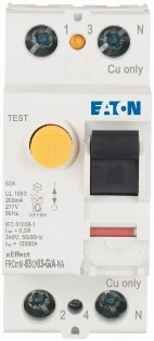 Eaton - Aardlekschakelaar - FRCMM-63/2/03-G/A-NA 167124 2260409