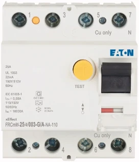 Eaton - Aardlekschakelaar - FRCMM-25/4/003-G/A-NA-110 167705 2260484