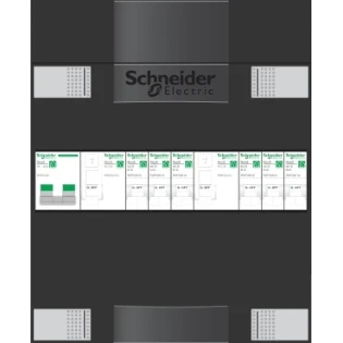 Schneider Electric - Groepenkast, geassembleerd - ADV1A206A ADV1A206A 2298360