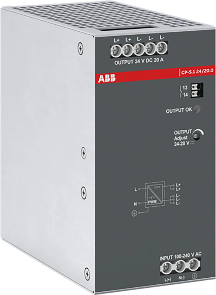 ABB Gelijkstroomvoedingseenheid CP-S.1 24/20.0 1SVR320761R1000 2417900