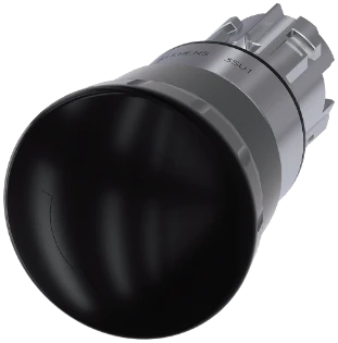 Siemens - Drukknop frontelement (paddenstoel) - 3SU1050-1HB10-0AA0 3SU10501HB100AA0 2423584