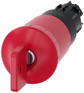 Siemens - Drukknop frontelement (paddenstoel) - 3SU1000-1HQ20-0AA0 3SU10001HQ200AA0 2424345