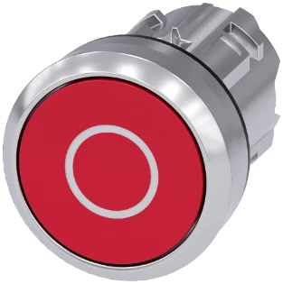 Siemens - Drukknop frontelement - 3SU1050-0AB20-0AD0 3SU10500AB200AD0 2431282