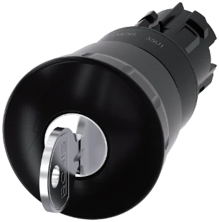 Siemens - Drukknop frontelement (paddenstoel) - 3SU1000-1HG10-0AA0 3SU10001HG100AA0 2431548
