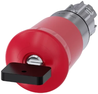 Siemens - Drukknop frontelement (paddenstoel) - 3SU1050-1HV20-0AA0 3SU10501HV200AA0 2432033