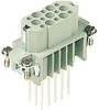 Harting - Contactblok voor rechthoekige connector - Han D 15 Pos. F Insert Wire Wrap 09210152701 352778
