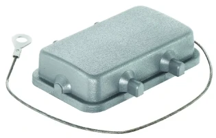 Harting - Beschermkap industriële connector - Han 10B-AK with stainless-steel cor 09300105417 353954