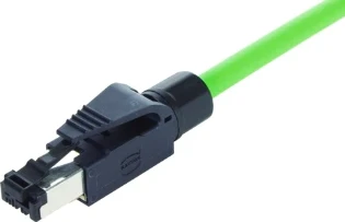 Harting - Rechthoekige connector, set (industrieconnector) - RJI RJ45 plug Cat5, 4p IDC 09451511100 358142