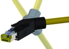 Harting - Rechthoekige connector, set (industrieconnector) - RJI 10G RJ45 plug Cat6, 8p IDC angl 09451511561 358176