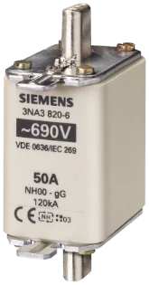 Siemens - Smeltpatroon (mes) - 3NA3830-6 3NA38306 376678