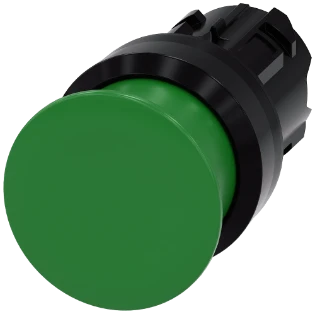 Siemens - Drukknop frontelement (paddenstoel) - 3SU1000-1AD40-0AA0 3SU10001AD400AA0 397072