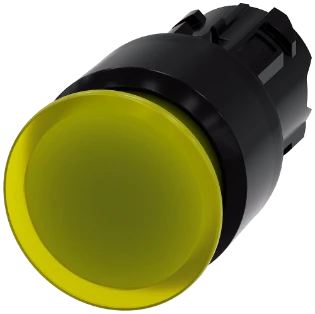 Siemens - Drukknop frontelement (paddenstoel) - 3SU1001-1AA30-0AA0 3SU10011AA300AA0 397348
