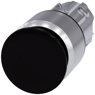 Siemens - Drukknop frontelement (paddenstoel) - 3SU1050-1AA10-0AA0 3SU10501AA100AA0 398047