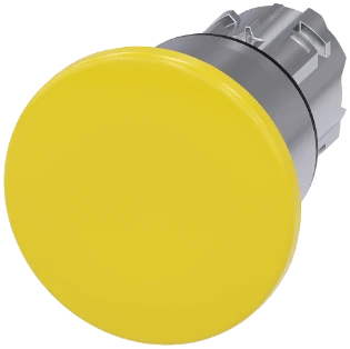 Siemens - Drukknop frontelement (paddenstoel) - 3SU1050-1BA30-0AA0 3SU10501BA300AA0 398071