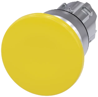 Siemens - Drukknop frontelement (paddenstoel) - 3SU1050-1BD30-0AA0 3SU10501BD300AA0 398080
