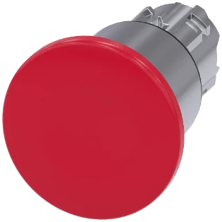 Siemens - Drukknop frontelement (paddenstoel) - 3SU1050-1ED20-0AA0 3SU10501ED200AA0 398113