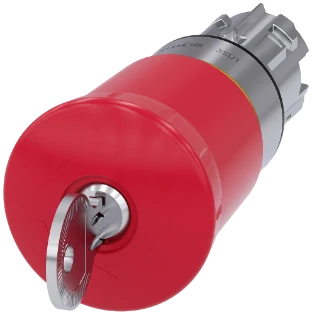 Siemens - Drukknop frontelement (paddenstoel) - 3SU1050-1HM20-0AA0 3SU10501HM200AA0 398134