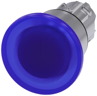 Siemens - Drukknop frontelement (paddenstoel) - 3SU1051-1BA50-0AA0 3SU10511BA500AA0 398386