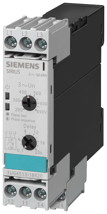 Siemens Fasebewakingsrelais 3UG4513-1BR20 3UG45131BR20 402790