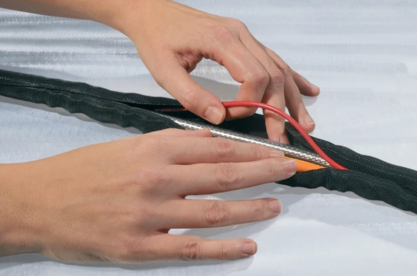 HellermannTyton Gevlochten kabelbeschermslang Twist-In 13 PET BK 50 170-01002 40856