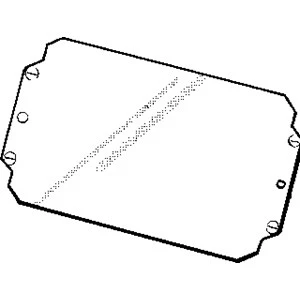 Rose - Montageplaat voor kast/lessenaar - 01121208M 10011007 4147