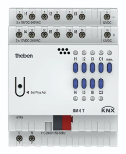 Theben - Binaire ingang bussysteem - BM 6 T KNX 4940230 458533