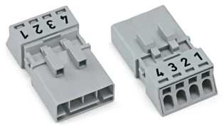 Wago - Connector voor insteekbare gebouwinstallatie - 890-254 890-254 4691096