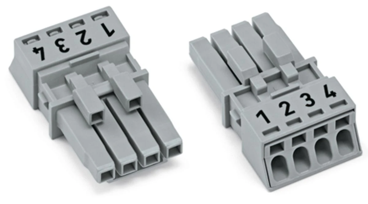 Wago Connector voor insteekbare gebouwinstallatie 890-244 890-244 4697213