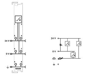 Wago - Veldbus, dec. periferie - voedings- en segmentmodule - 750-624 750-624 4706339