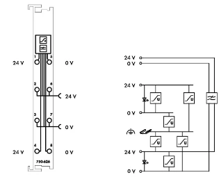 Wago - Veldbus, dec. periferie - voedings- en segmentmodule - 750-626 750-626 4706483