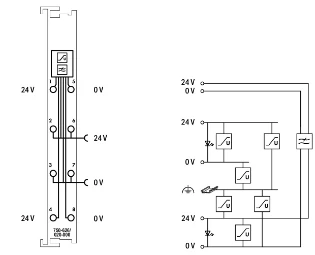 Wago - Veldbus, dec. periferie - voedings- en segmentmodule - 750-626/020-000 750-626/020-000 4706533