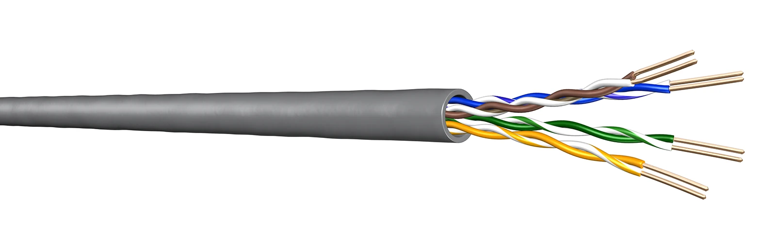 Draka Datakabel UC300 24 Cat.5e U/UTP PVC gy 4x2x24 AWG 123265 4709592