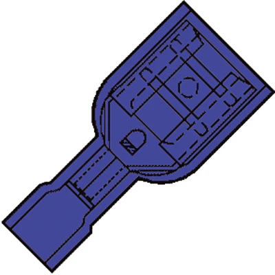 Klemko Aderdoorverbinder rond/vlak IS 2503 FL-5 101277 47190