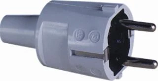 ABL Geaarde stekker PvcC 2p+ra wit 1418080 5367