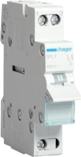 Hager - Inbouwschakelaar modulair - SFL125 SFL125 54387